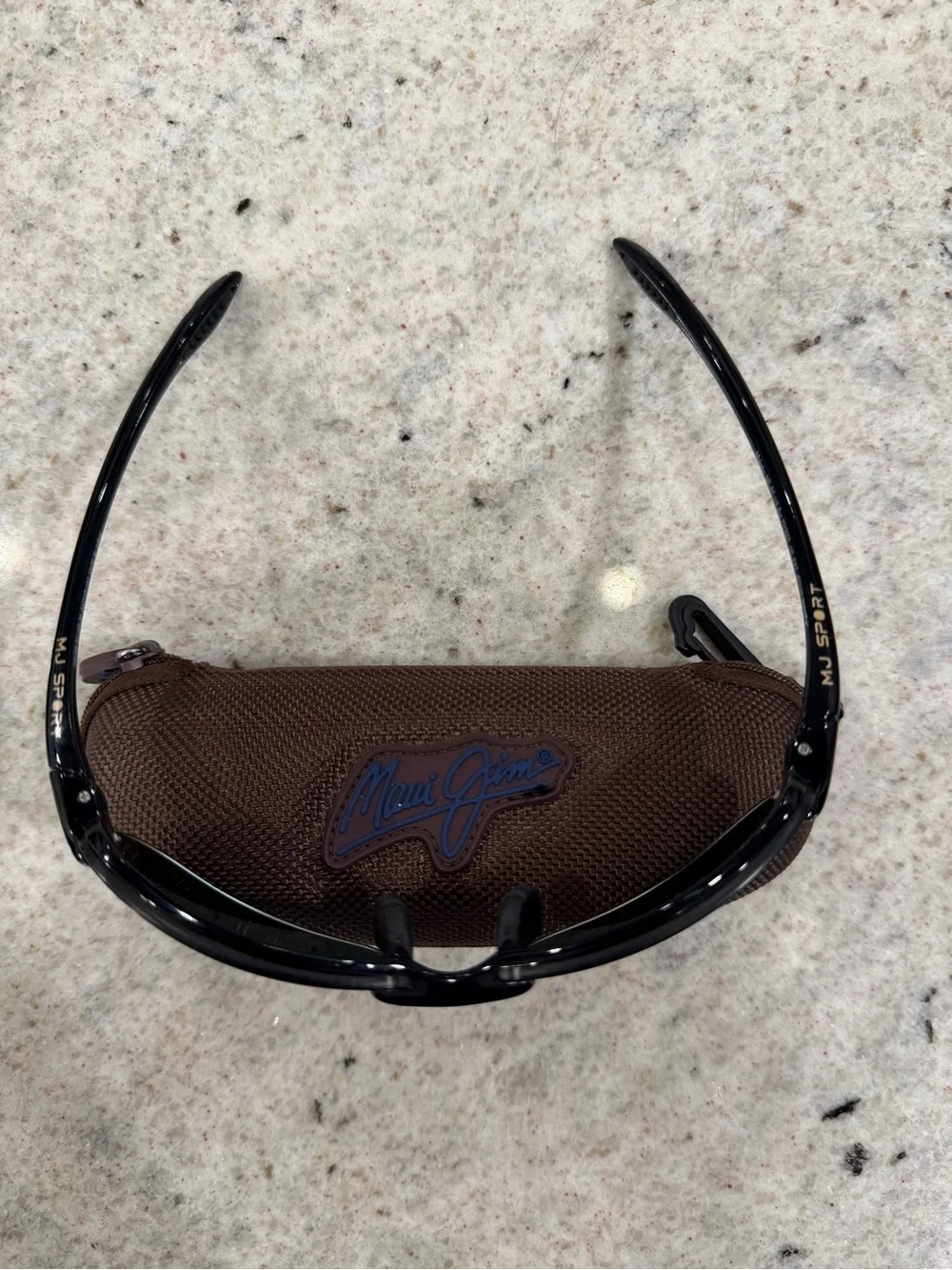 MAUI JIM MAKAHA Men's Black Polarized Rimless Sunglasses - GLOSS BLACK - NEUTRAL